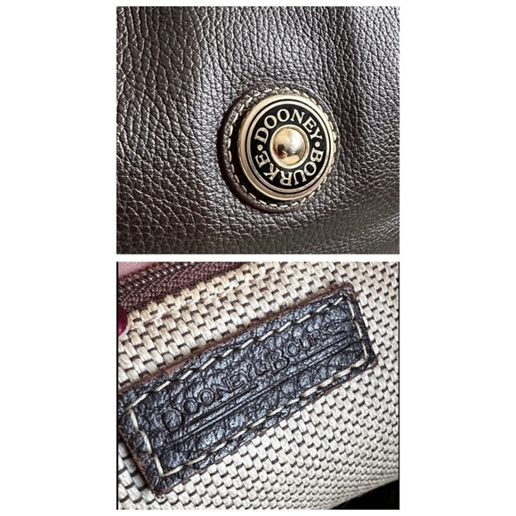 Dooney & Bourke two tone brown Tote bag - Picture 17 of 17